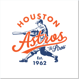 Old Style Houston Astros 3 by Buck Tee Posters and Art